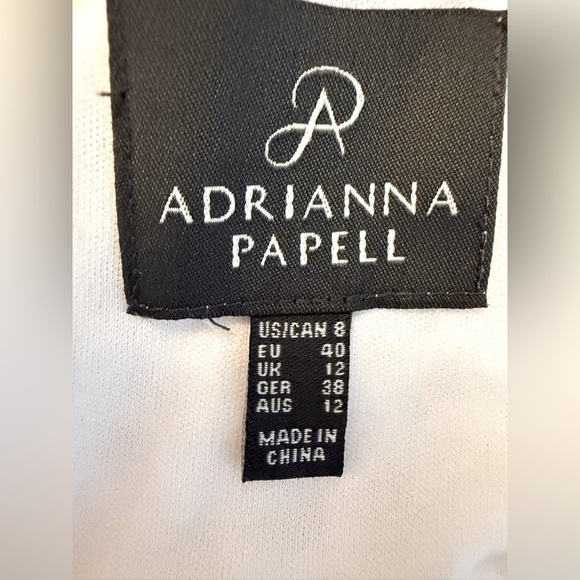 Adrianna Papell white lace lined special occasion dress sz 8 NWT - Picture 8 of 9